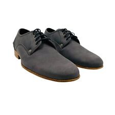 NEOSENS Damen Graue Wildleder Leder Schnürschuhe Formell EUR 40 UK 6 US 9