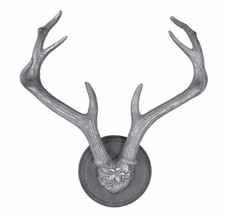 Wanddeko Geweih Silber