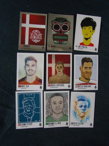 10x panini sticker tschutti - sticker,