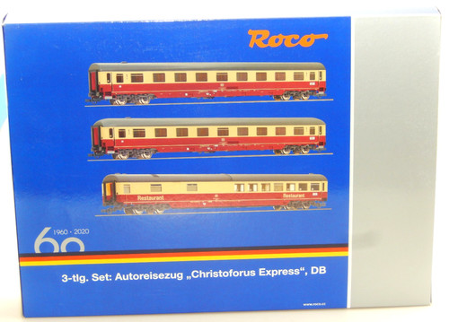 Roco 74096 autoreisezug set - h0, autoreisezug-set