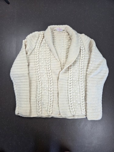 Vintage strickjacke gehäkelt - vintage,