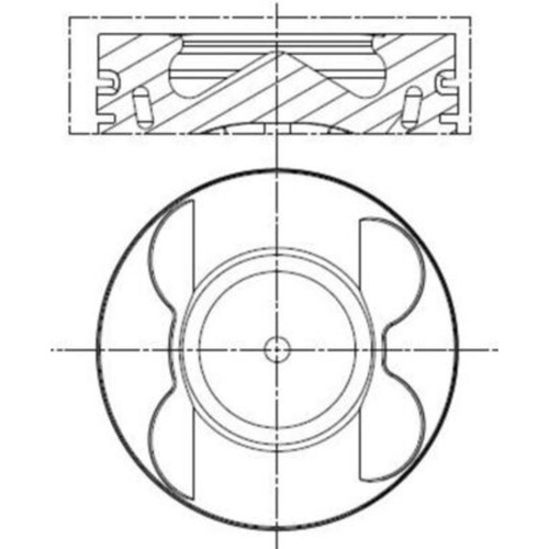 Kolben mahle 001 00190 - kolben, pi