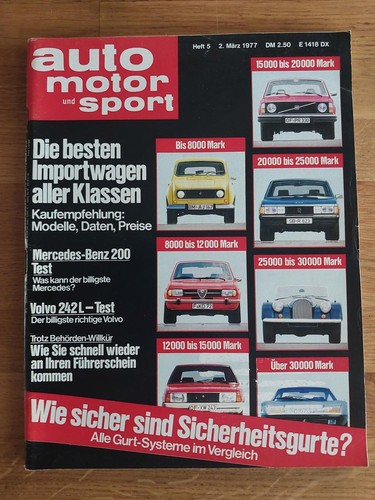 Ams 1977 mercedes w123 - 05/1977, 200