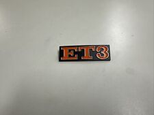 Vespa ET3 125 (VMB1) Emblem 158562 Targhetta Plakette Orange Schild #23213