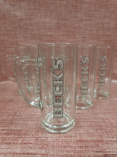 Becks bierkrug seidel krug - 6x,
