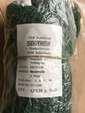 DDR orig Federballnetz Volkssport Baumwolle VEB Kombinat Sponeta Schlotheim NEU 