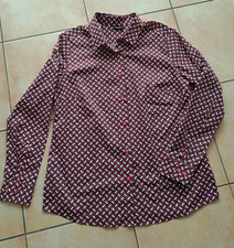 Damen Bluse, Gr. 40, rot-kariert, von Walbusch, neu