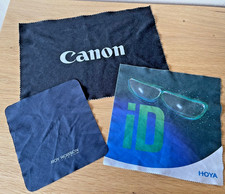 3er-Set Mikrofasertuch Brille-Brillenputztuch + für Kamera & Objektiv Reinigung