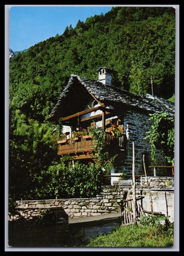 Ansichtskarte rustico ticinese - ansichtskarte,