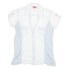 GUESS Los Angeles Damen Uni Shirt Blau L