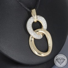 Wert 3290 € Christ Brillant Anhänger (ca. 0,39 carat) 585 14 Karat Gelb Gold