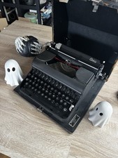 Schreibmaschine Orbis Typewriter mit Koffer Vintage Antik