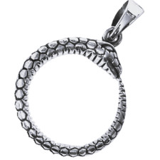 925 Silber Wikinger Ouroboros