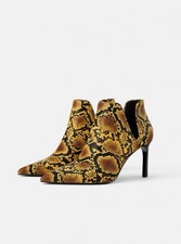 Zara Animal Print Mid Heel