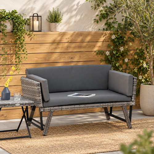 Sitzer polyrattan gartensofa - sitzer,