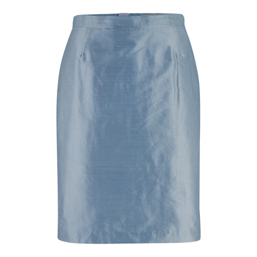 100 seide abendrock blau 40 - 100%,