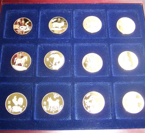 Lunar medaillen set - set,
