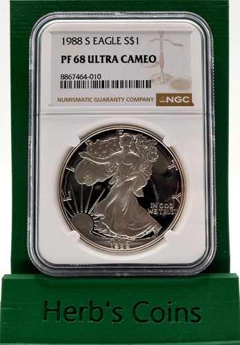 1988 american silver eagle - silver,