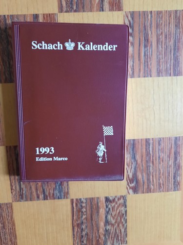 Schachkalender 1993 edition - schachkalender,