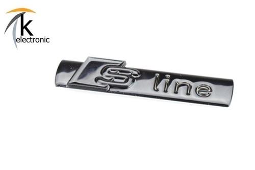 Audi line emblem schwarz - audi,