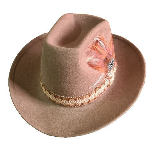 Cowboyhut the round - the,