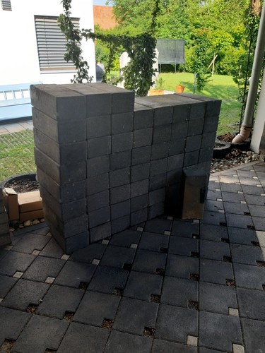 Rechteckpalisade 5x12 - rechteckpalisade, 16,5x12
