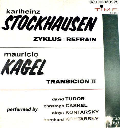 Lp karlheinz stockhausen - 12'',