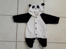 Baby Kostüm Panda * Fasching / Fasnacht * Kinderkostüm Pandabär * Gr.  0-3 Mon.