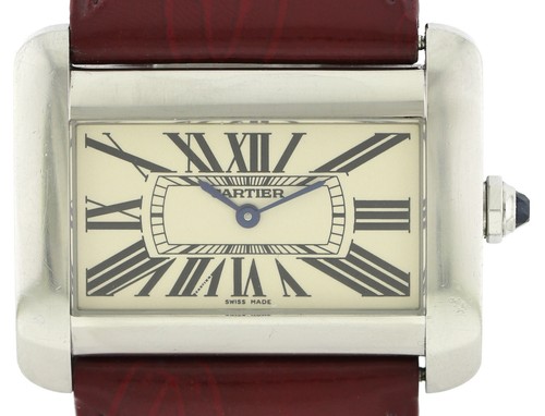 Cartier tank divan damenuhr - tank,