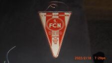 1 FC Nürnberg   Wimpel 70er+ 80er J ca 26 cm lang 18 cm breit  Selten Retro