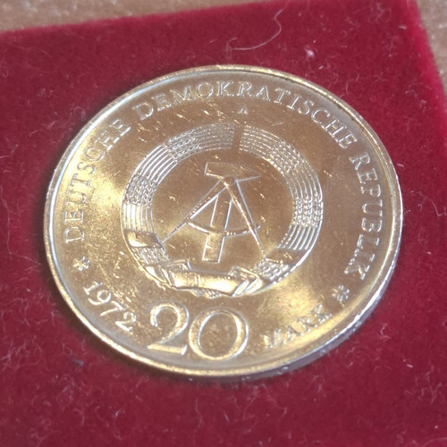 Mark ddr gedenkmünze 1972 - 20,