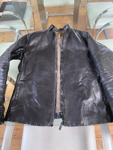 Schwarze herren lederjacke von - herren-lederjacke,