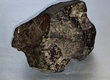 Prachtstück - wunderschöner Meteorit mit Schmelzkruste, 423g, sehr selten!