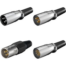 XLR 3 4 5 pol Stecker Audio