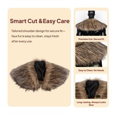 Kunstpelzkragen für Männer