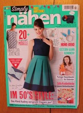 Zeitschrift simply nähen - nähen,