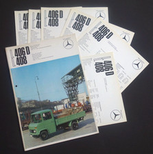 MERCEDES T2 (Düsseldorfer) L406 D + L408…24-Seiten-Prospekt + Beilagen…RAR..1968