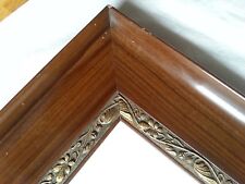 XXL breiter  profilierter SCHELLLACK Jugendstilrahmen ~ 1900 TOP 92 cm x 74 cm