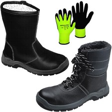 Winter Pelz Sicherheitsschuhe