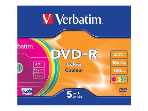 Verbatim colours dvd - -, dvd-r