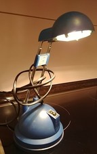 Schreibtischlampe Blau, Ausziehbar, Retro Lampe