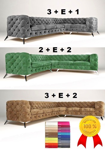 Chesterfield royal ecksofa - "royal",
