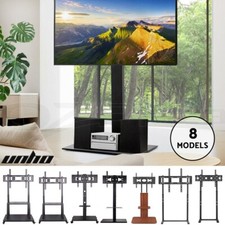 UNHO TV Standfuß Fernsehständer auf Rollen 55 65 75 85 Zoll TV Ständer LED LCD 