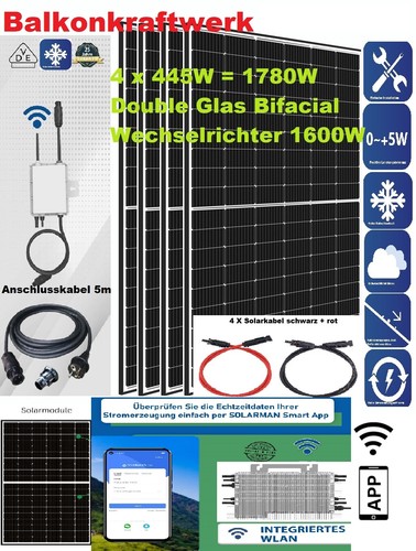 Balkonkraftwerk 1780w 1600w - /,