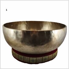 Riesige tibetische Fußklangschale 9847g 48,5cm Klangschalentherapie