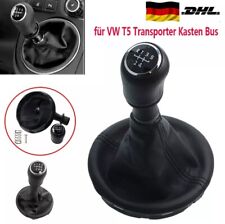 Schaltknauf 5/6 Gang Schaltsack mit Rahmen für VW Bus Transporter T5 2003-2015