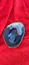 Blauer Achat Aschenbecher,Achat Seifenschale, Kristall Heilstein