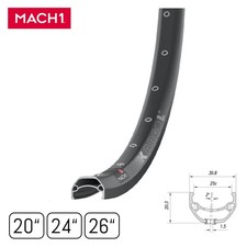 Fahrrad Mach1 Felge KargoL in