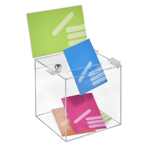 Losbox aus acrylglas - losbox,