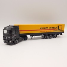 Herpa 262408 1:87 Mercedes Actros Pritsche Plane Sattelzug Lehmann Dessau *OVP*